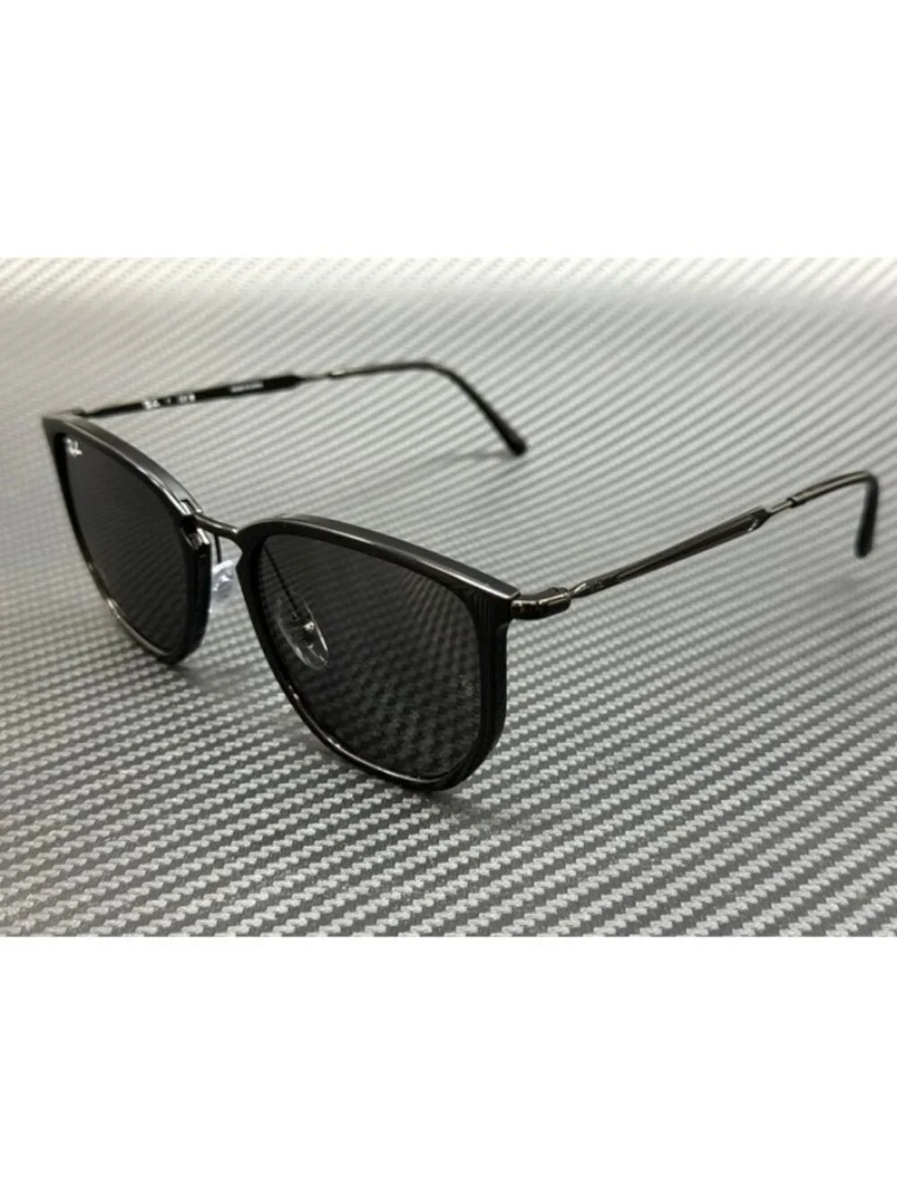 New Ray-Ban Men Black Sunglasses 50-20-145